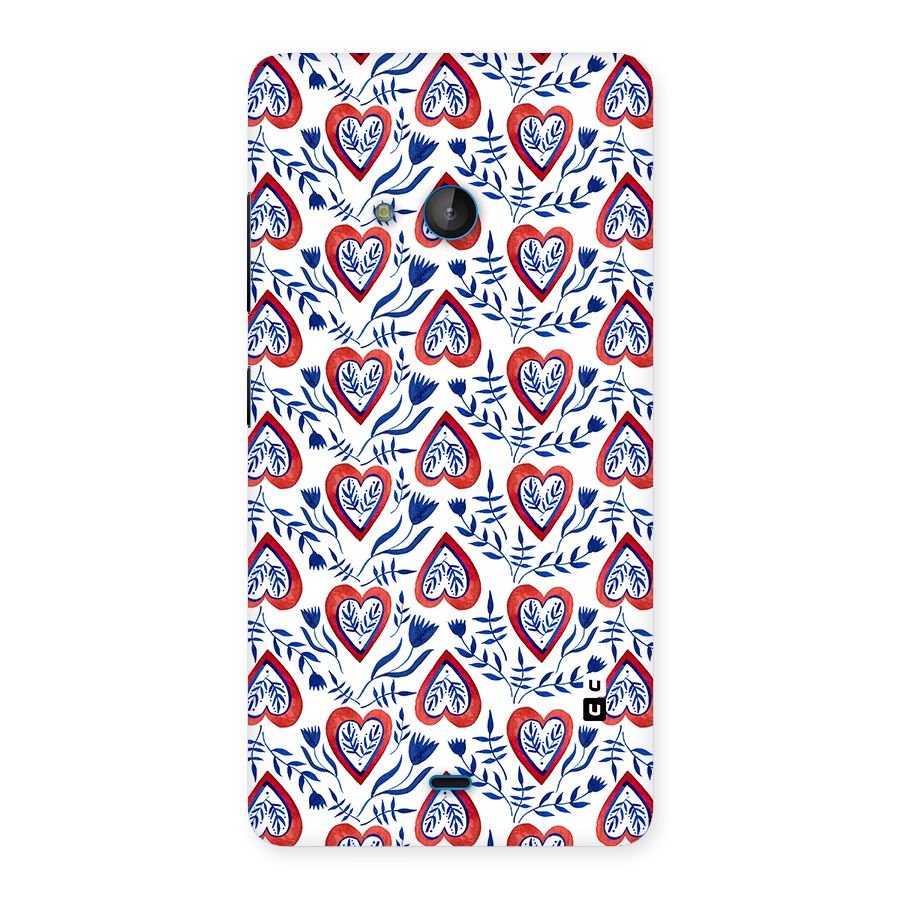 Wrapping Hearts Pattern Back Case for Lumia 540