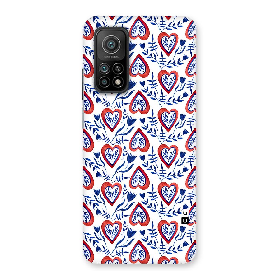 Wrapping Hearts Pattern Back Case for Mi 10T 5G