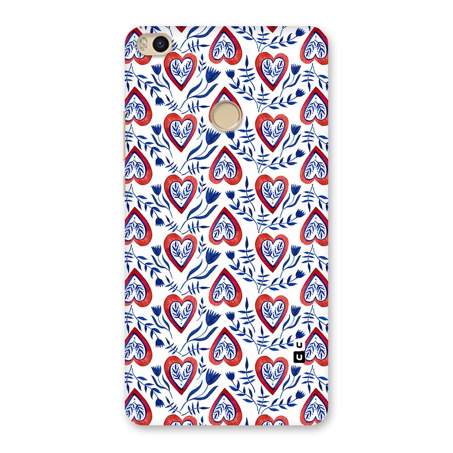 Wrapping Hearts Pattern Back Case for Mi Max 2