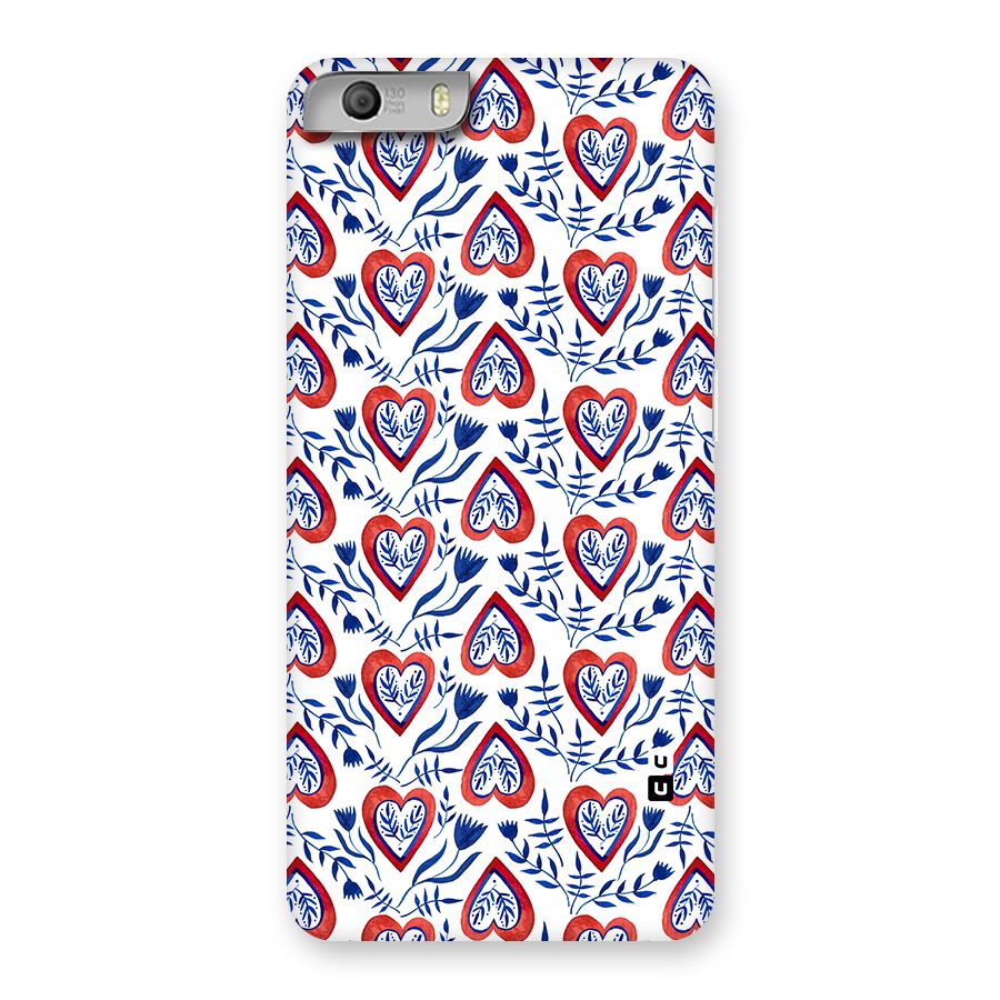 Wrapping Hearts Pattern Back Case for Micromax Canvas Knight 2