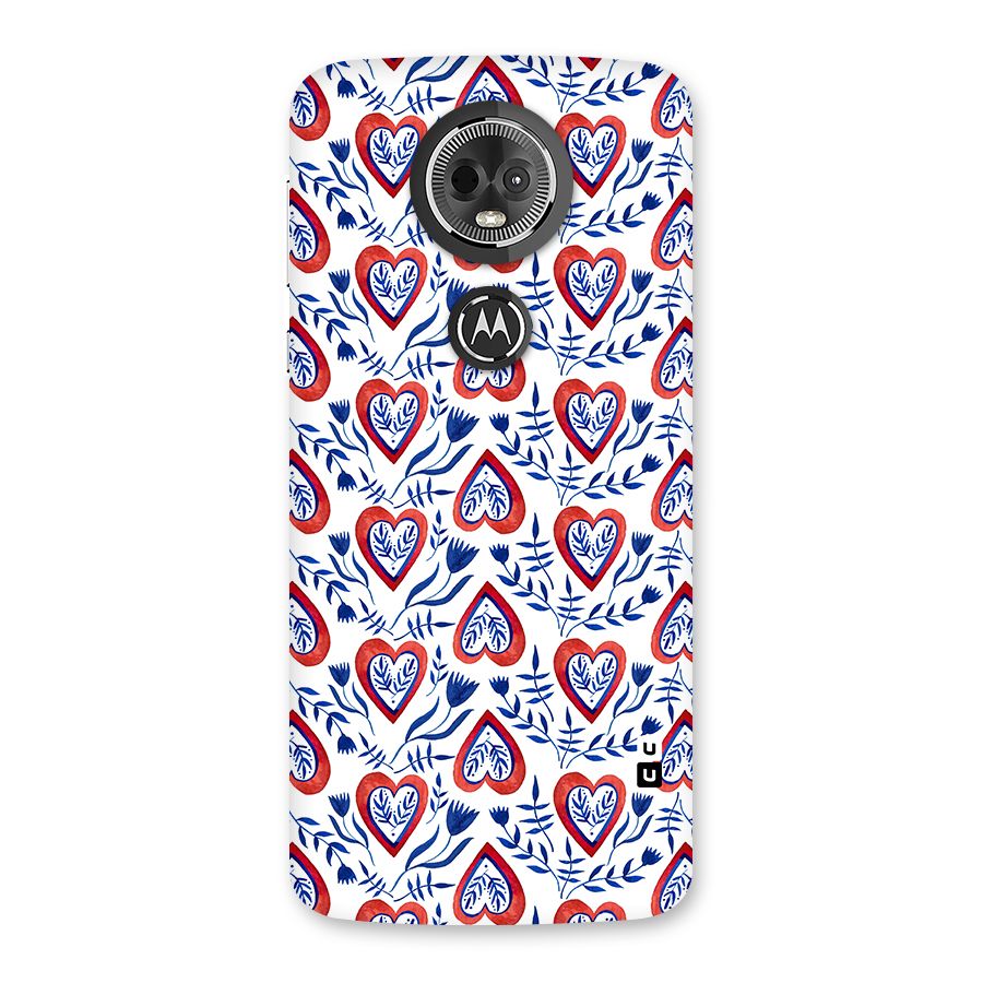 Wrapping Hearts Pattern Back Case for Moto E5 Plus