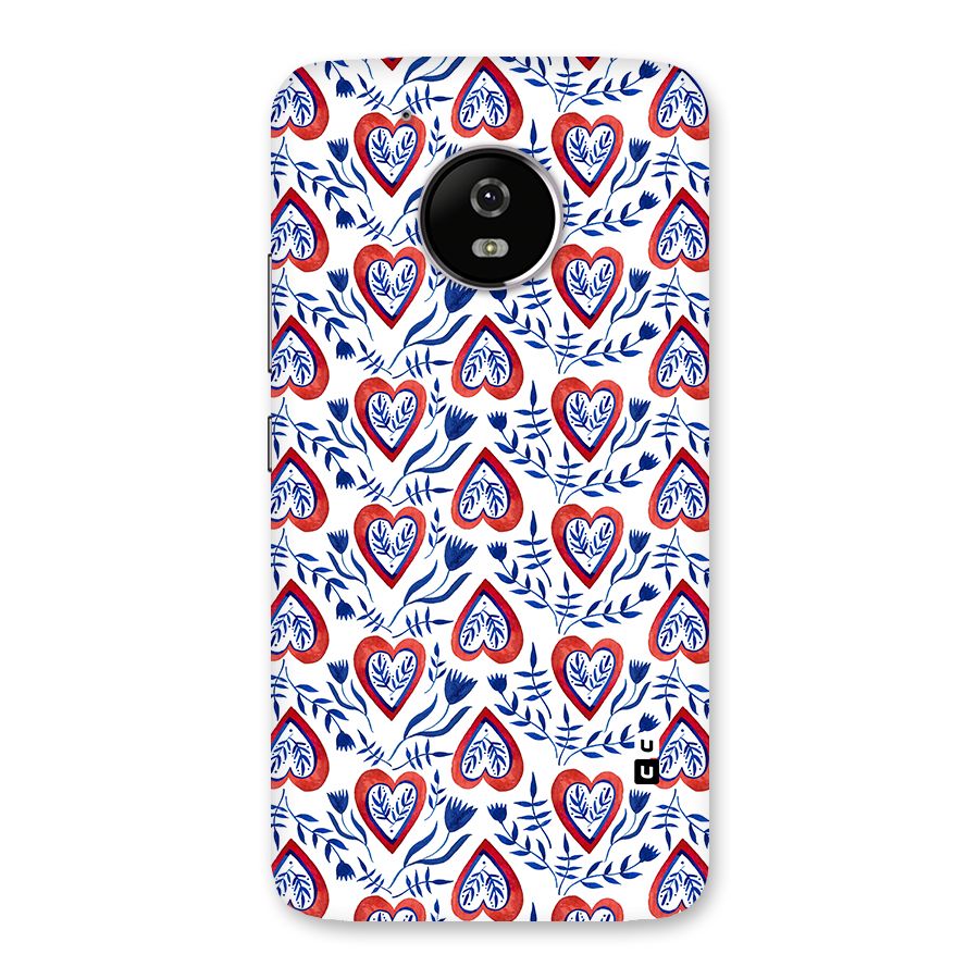 Wrapping Hearts Pattern Back Case for Moto G5