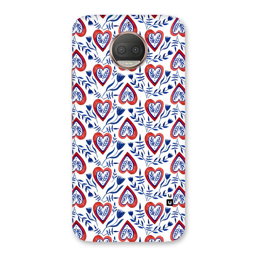 Wrapping Hearts Pattern Back Case for Moto G5s Plus