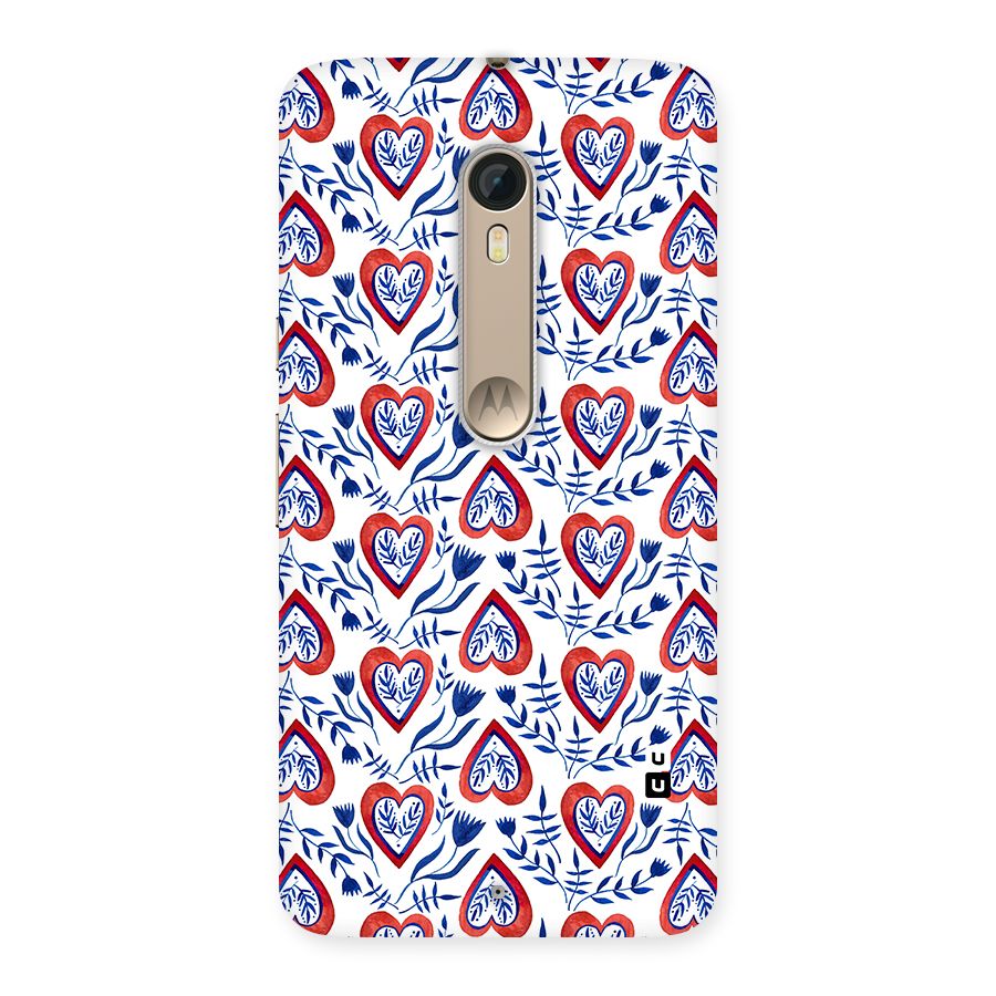 Wrapping Hearts Pattern Back Case for Motorola Moto X Style