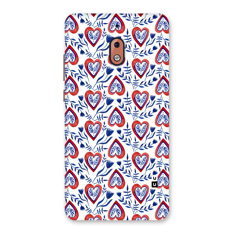 Wrapping Hearts Pattern Back Case for Nokia 2.1