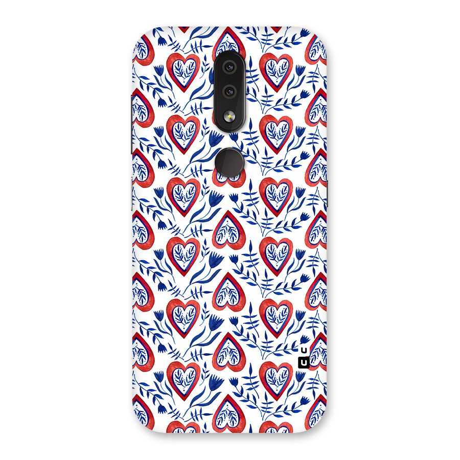 Wrapping Hearts Pattern Back Case for Nokia 4.2