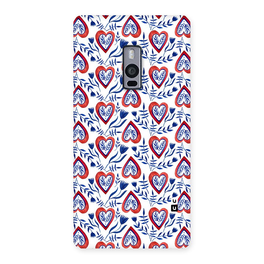 Wrapping Hearts Pattern Back Case for OnePlus Two