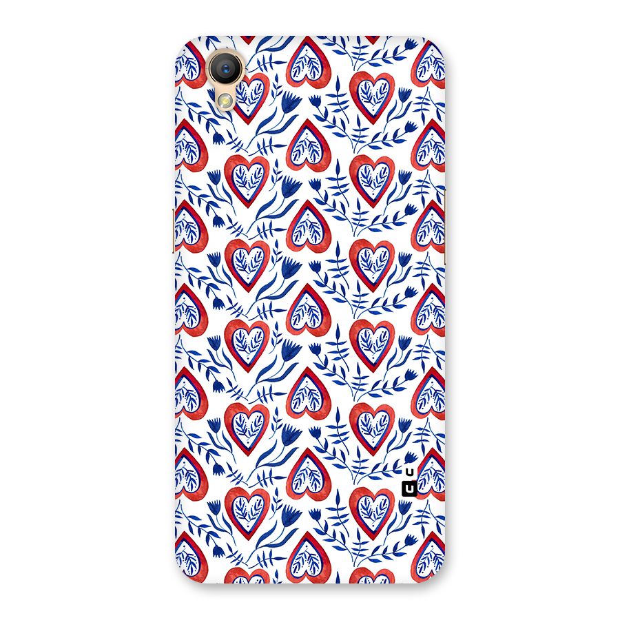 Wrapping Hearts Pattern Back Case for Oppo A37