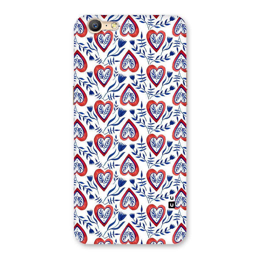 Wrapping Hearts Pattern Back Case for Oppo A39