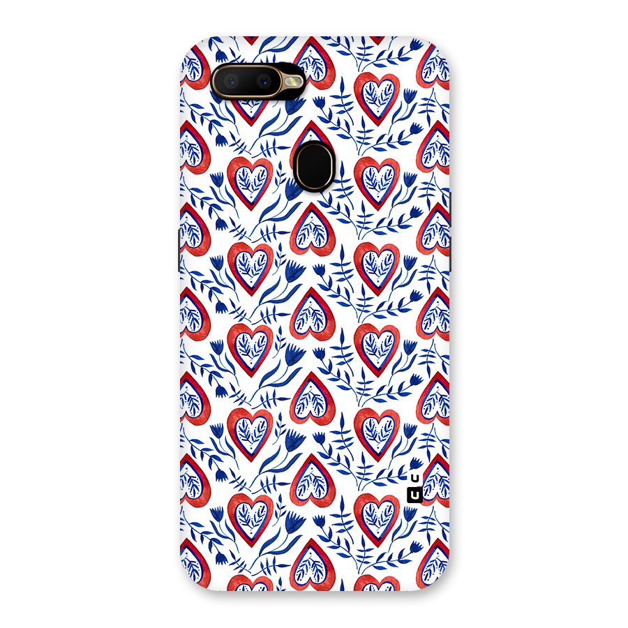 Wrapping Hearts Pattern Back Case for Oppo A5s