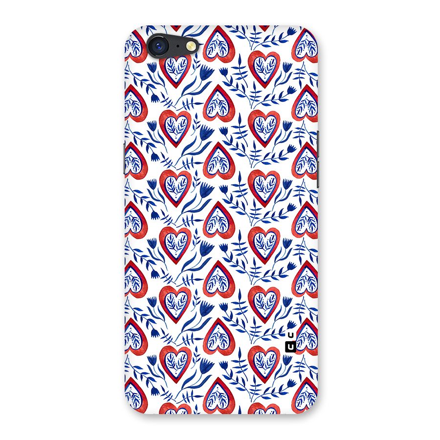 Wrapping Hearts Pattern Back Case for Oppo A71