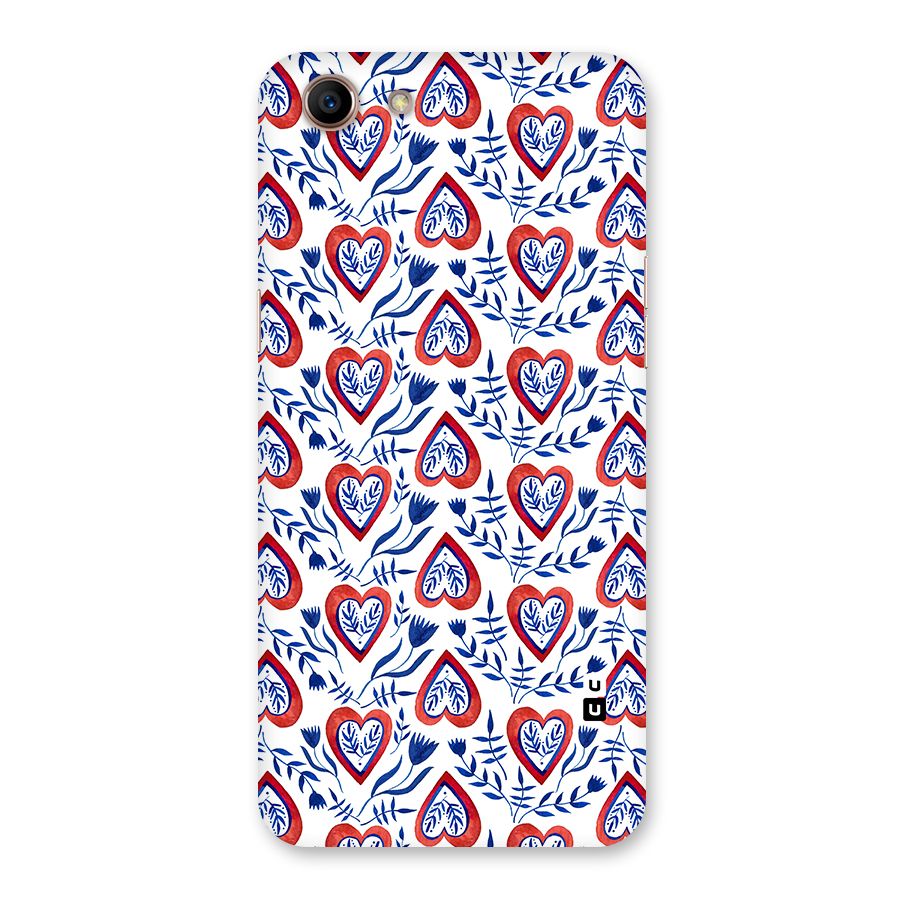 Wrapping Hearts Pattern Back Case for Oppo A83 (2018)