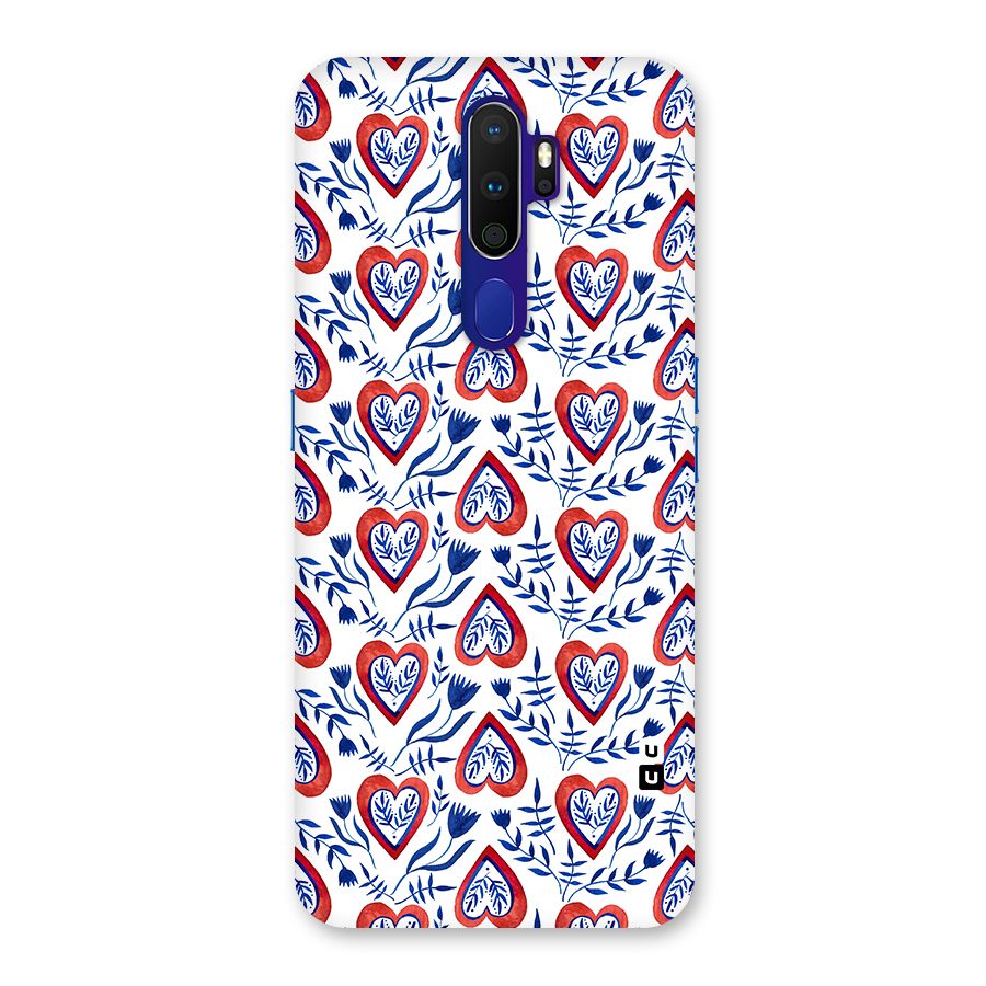 Wrapping Hearts Pattern Back Case for Oppo A9 (2020)