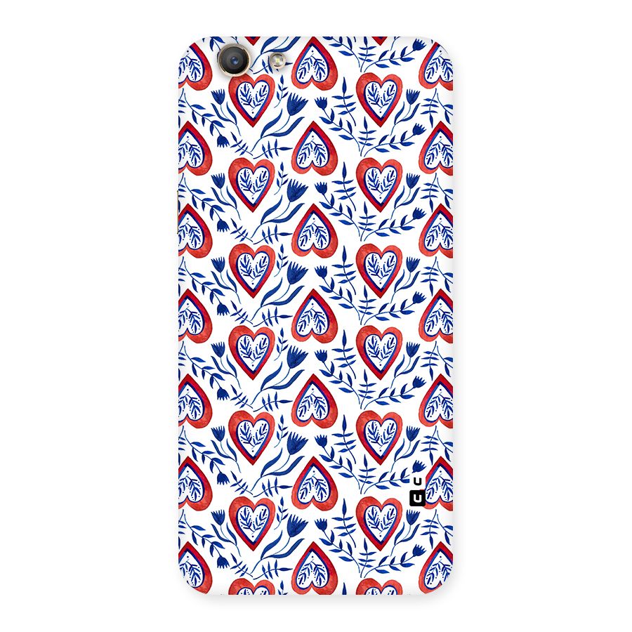 Wrapping Hearts Pattern Back Case for Oppo F1s
