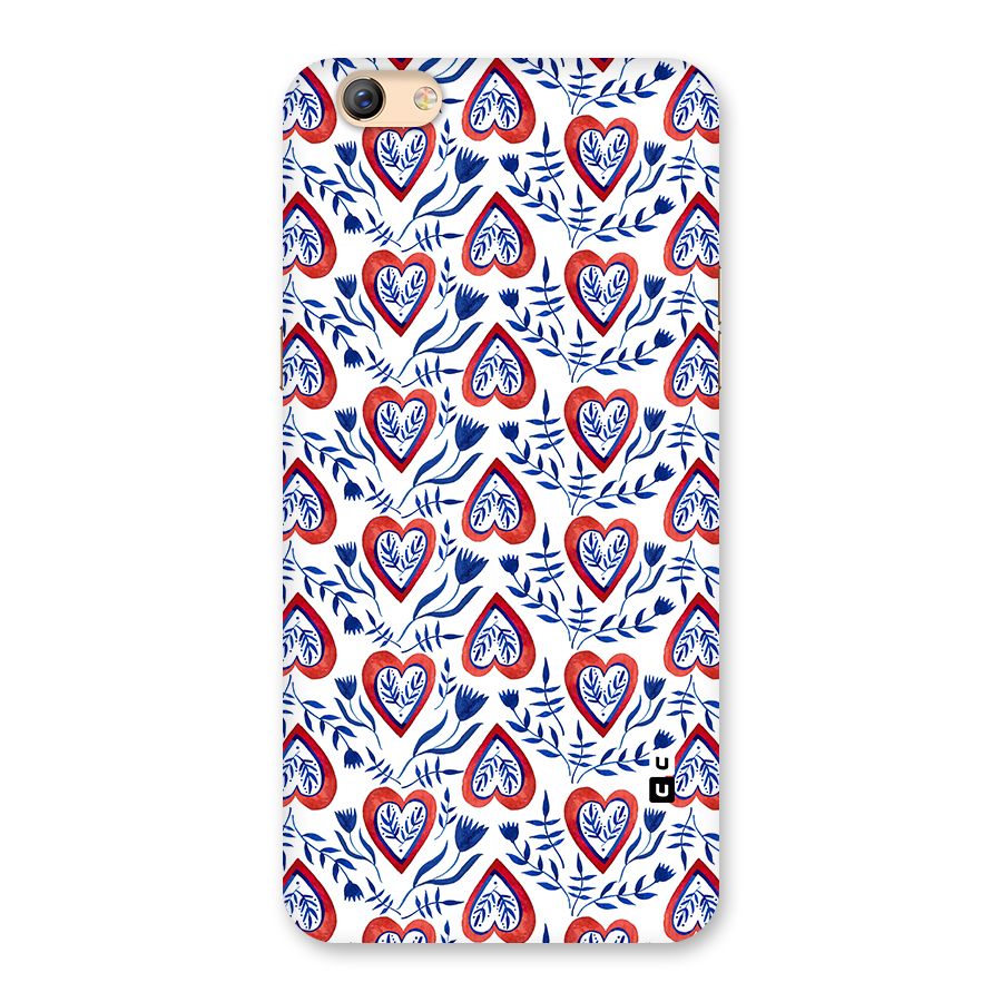 Wrapping Hearts Pattern Back Case for Oppo F3 Plus