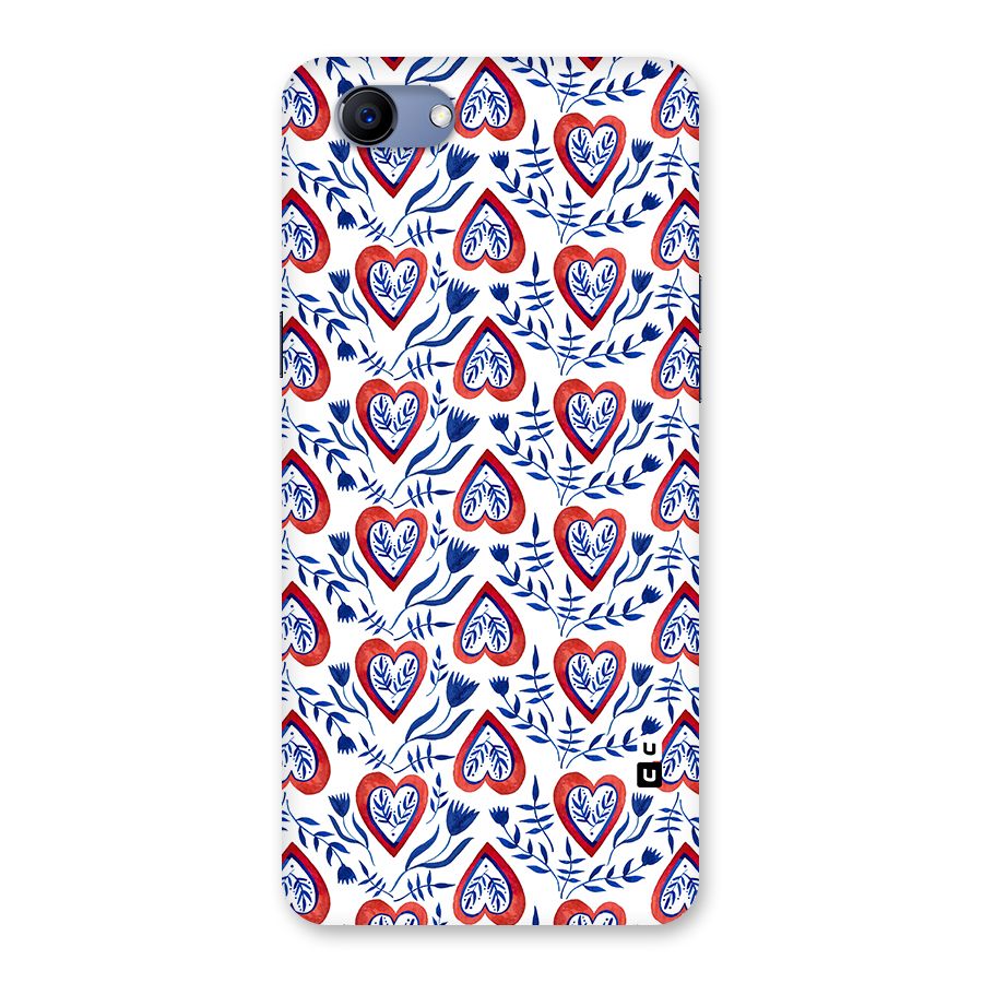 Wrapping Hearts Pattern Back Case for Oppo Realme 1