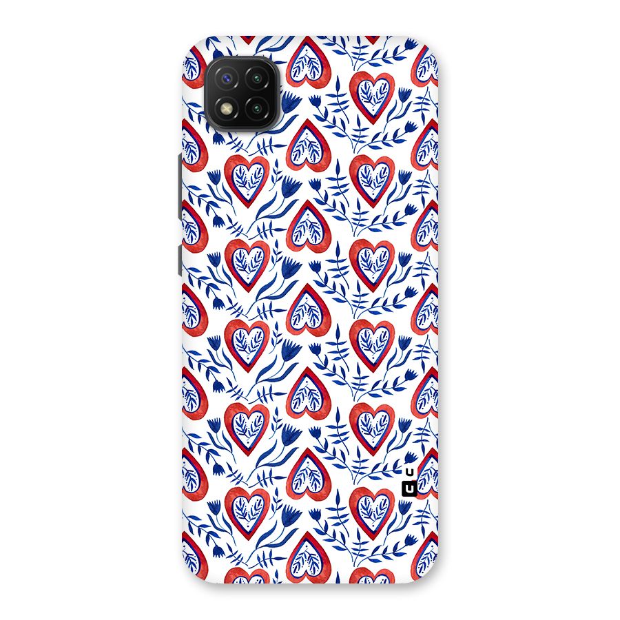Wrapping Hearts Pattern Back Case for Poco C3