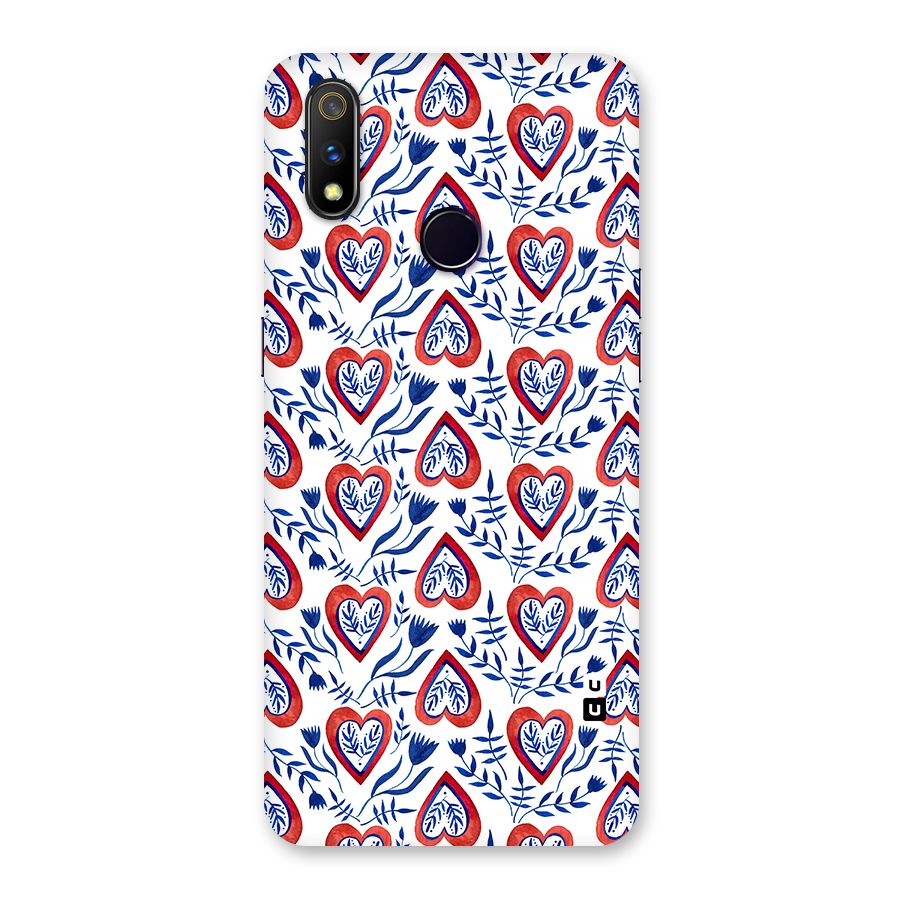 Wrapping Hearts Pattern Back Case for Realme 3 Pro