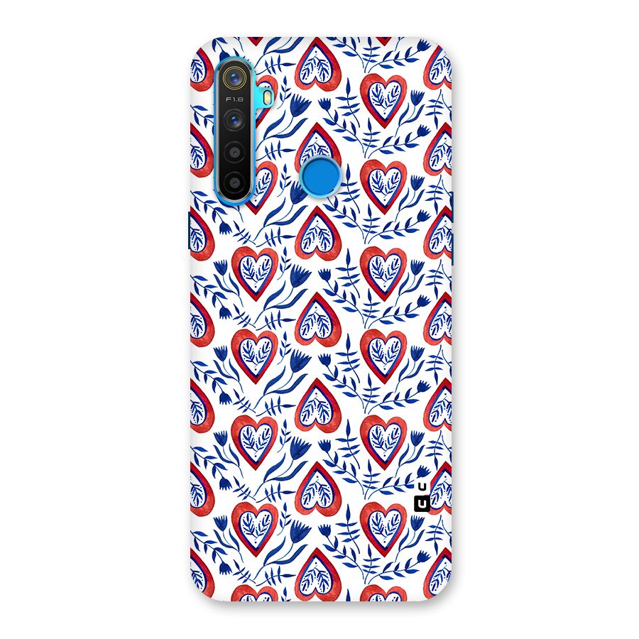 Wrapping Hearts Pattern Back Case for Realme 5s