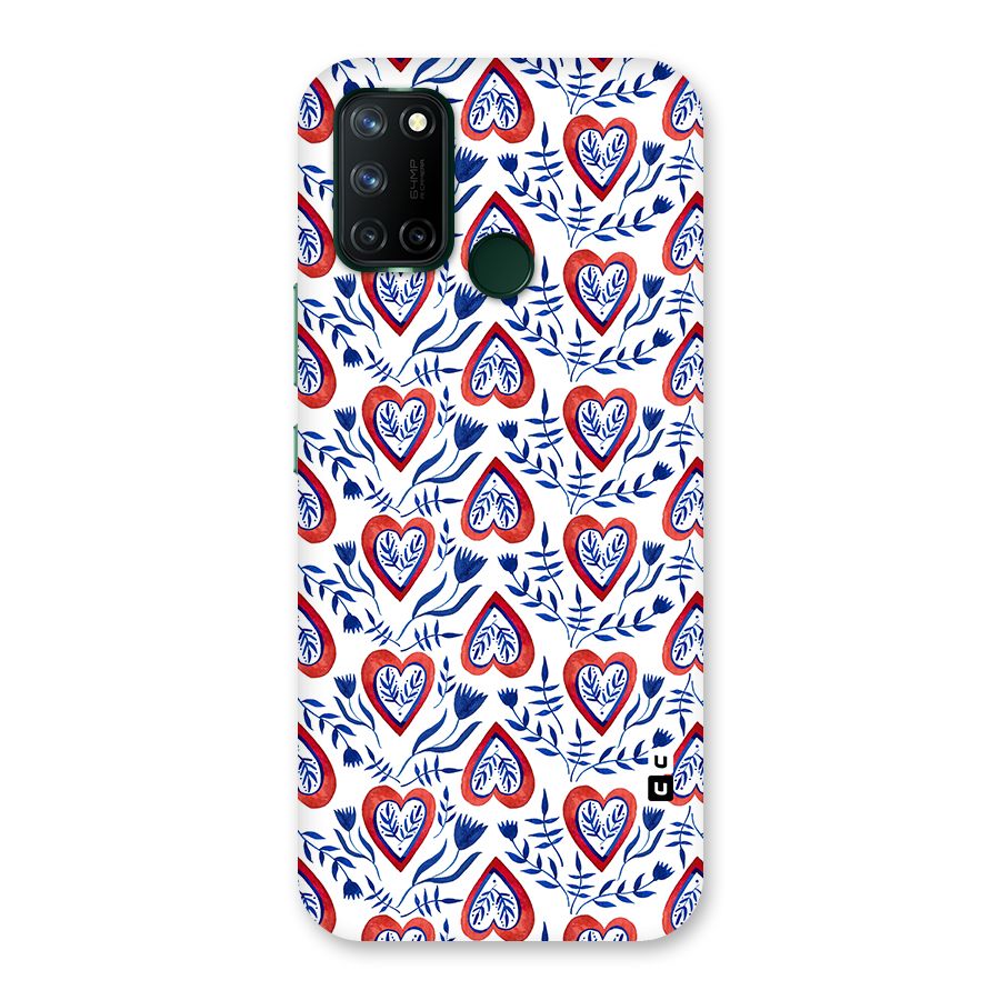 Wrapping Hearts Pattern Back Case for Realme 7i