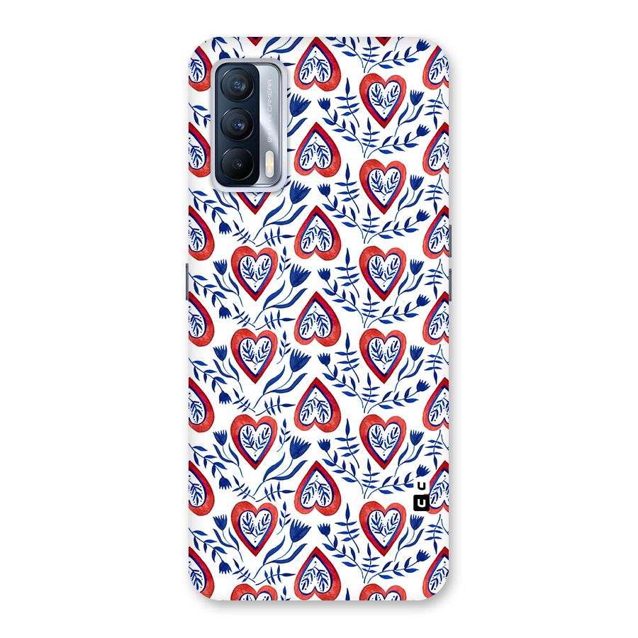Wrapping Hearts Pattern Back Case for Realme X7