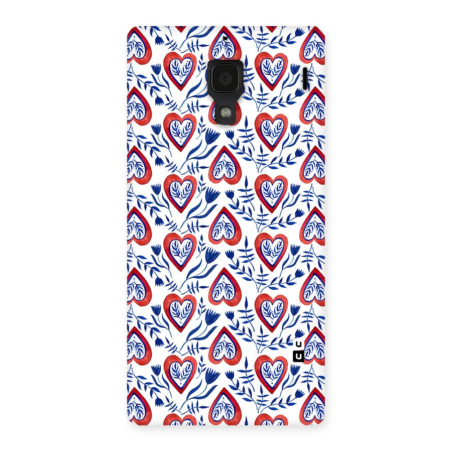 Wrapping Hearts Pattern Back Case for Redmi 1S