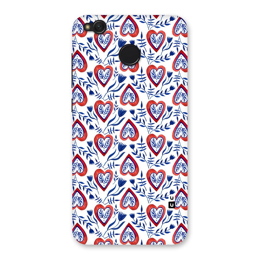 Wrapping Hearts Pattern Back Case for Redmi 4