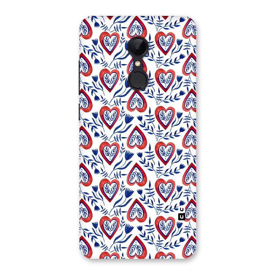 Wrapping Hearts Pattern Back Case for Redmi 5