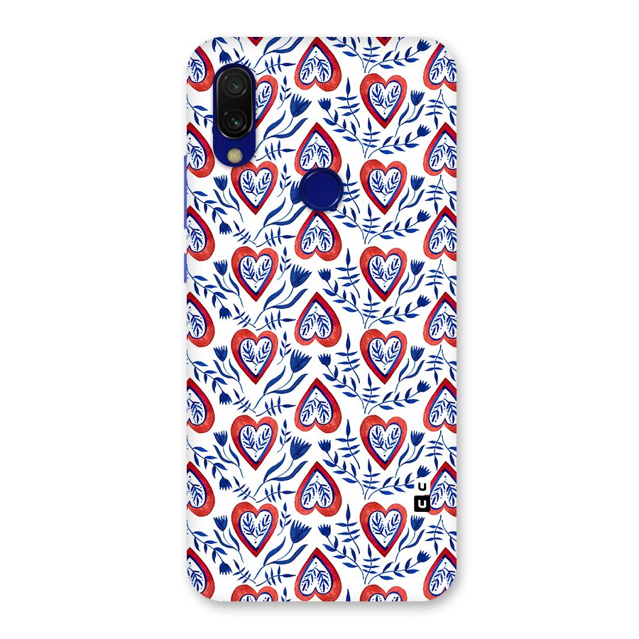 Wrapping Hearts Pattern Back Case for Redmi 7