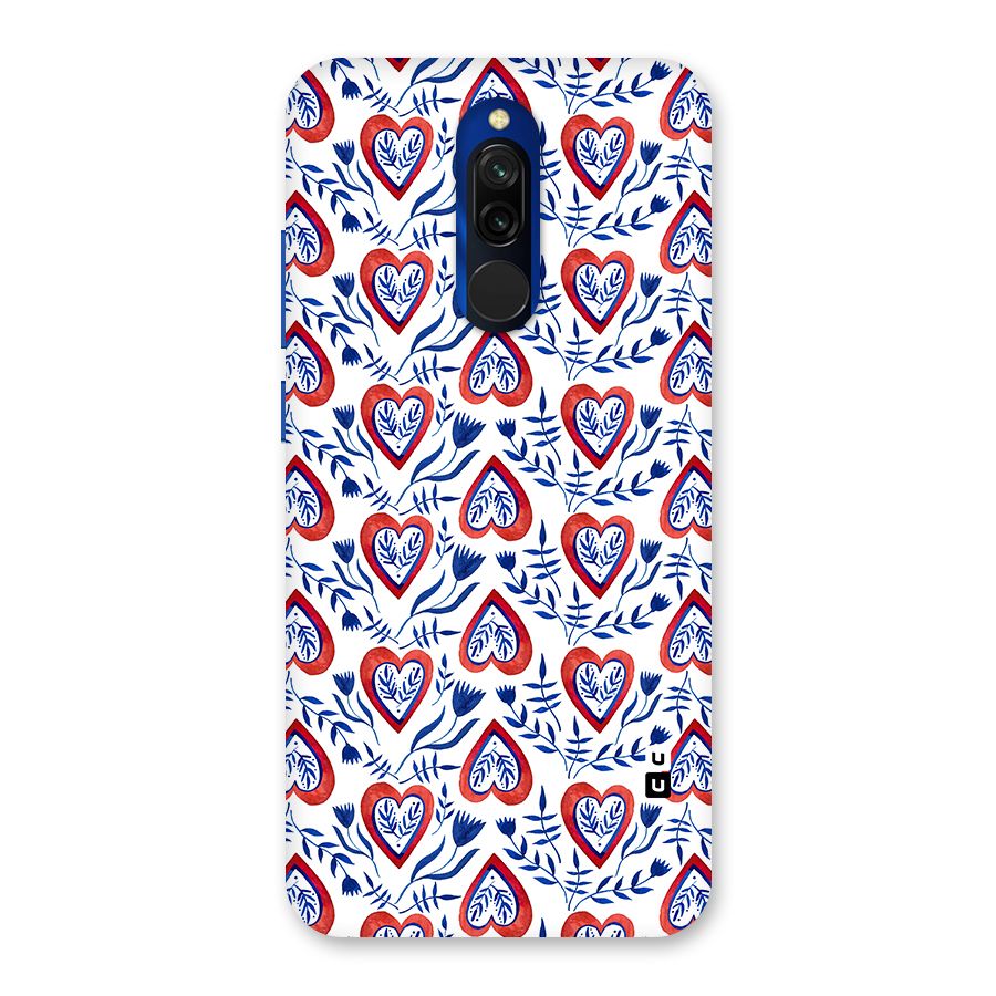 Wrapping Hearts Pattern Back Case for Redmi 8