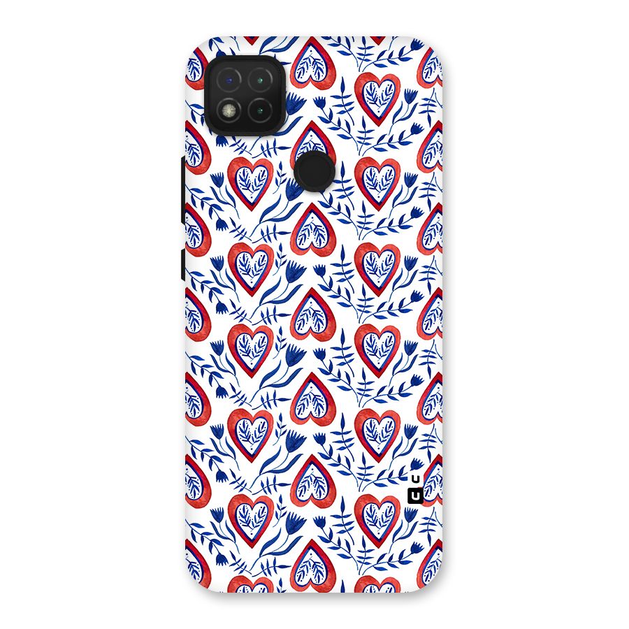 Wrapping Hearts Pattern Back Case for Redmi 9
