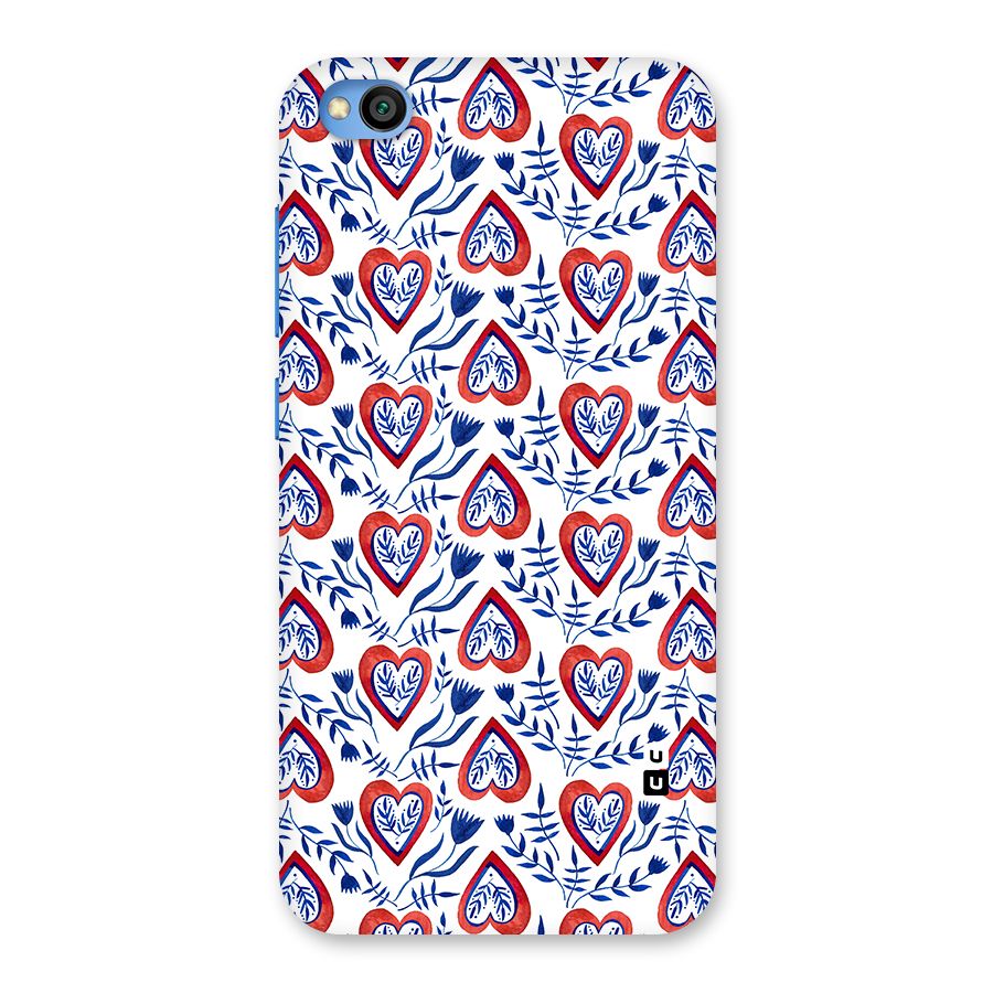 Wrapping Hearts Pattern Back Case for Redmi Go