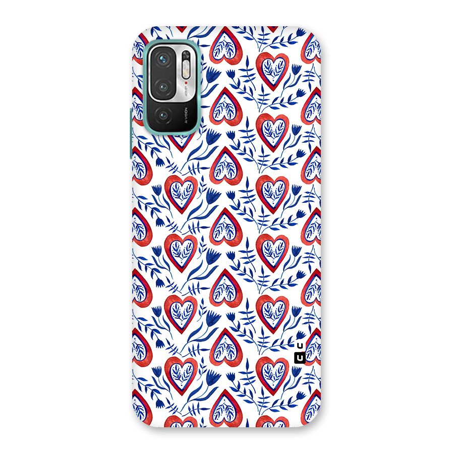 Wrapping Hearts Pattern Back Case for Redmi Note 10T 5G