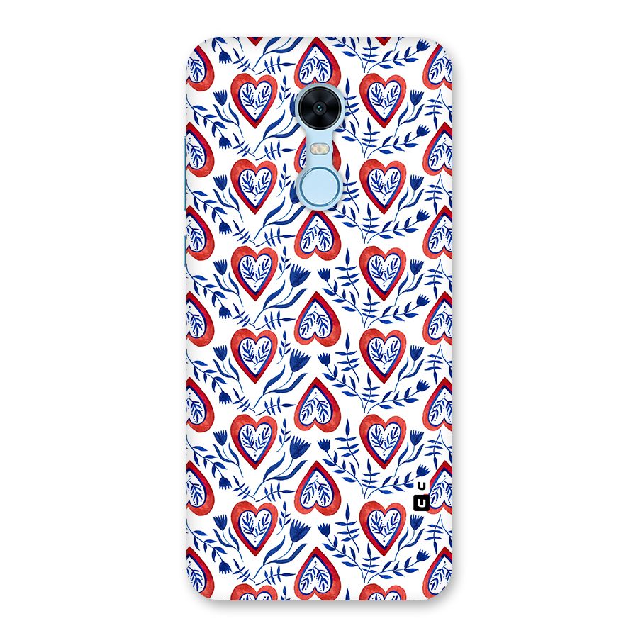 Wrapping Hearts Pattern Back Case for Redmi Note 5