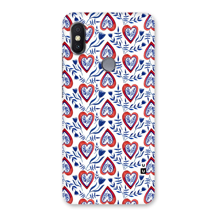 Wrapping Hearts Pattern Back Case for Redmi Y2