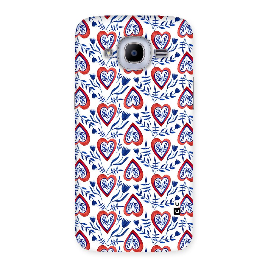 Wrapping Hearts Pattern Back Case for Samsung Galaxy J2 2016