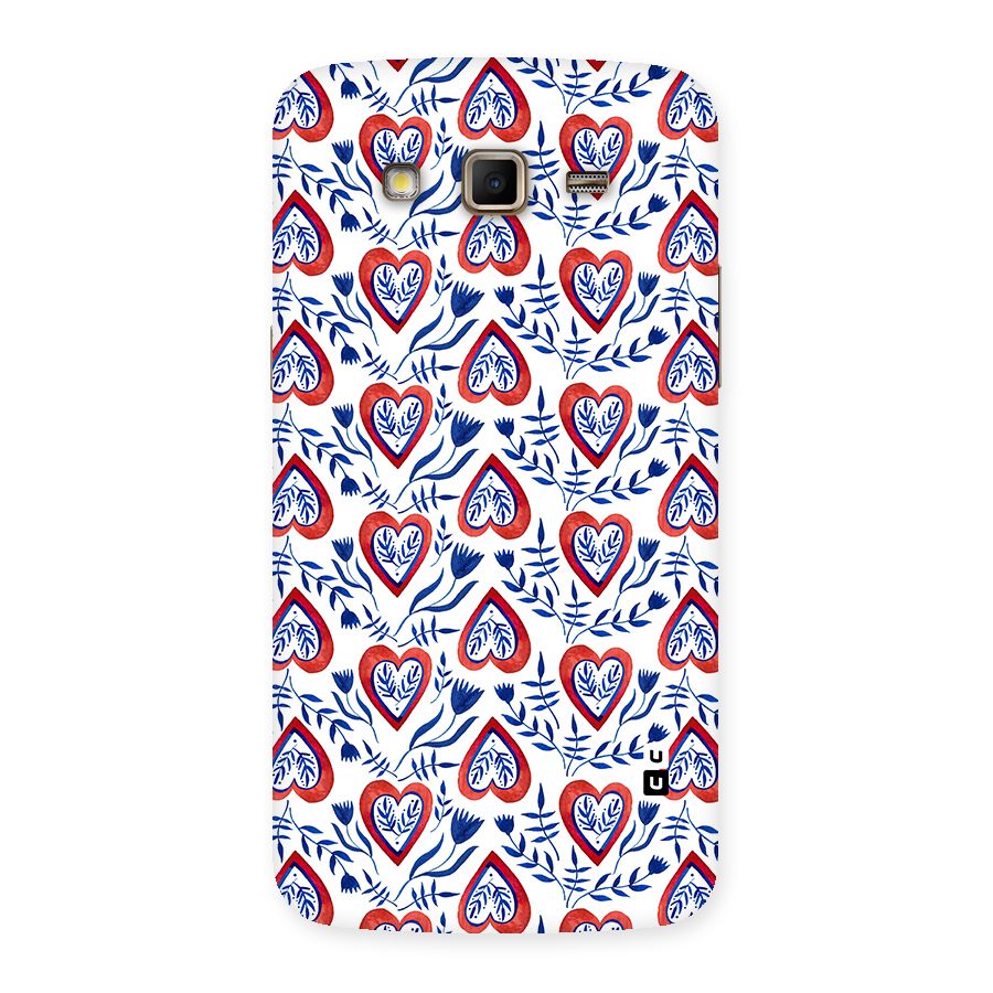 Wrapping Hearts Pattern Back Case for Samsung Galaxy Grand 2