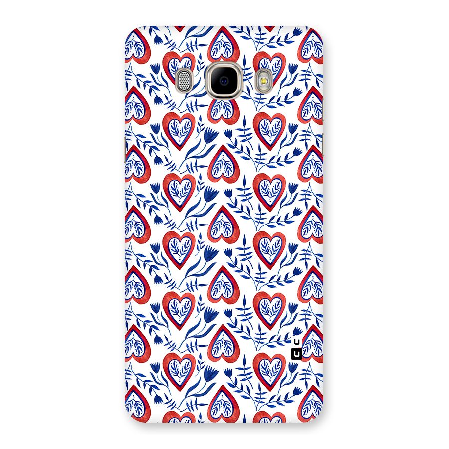 Wrapping Hearts Pattern Back Case for Samsung Galaxy J7 2016