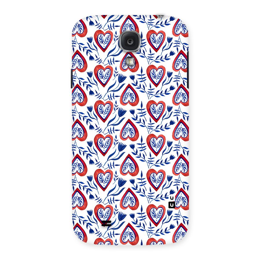 Wrapping Hearts Pattern Back Case for Samsung Galaxy S4