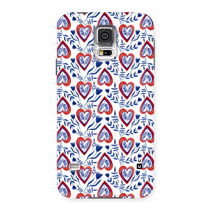 Wrapping Hearts Pattern Back Case for Samsung Galaxy S5