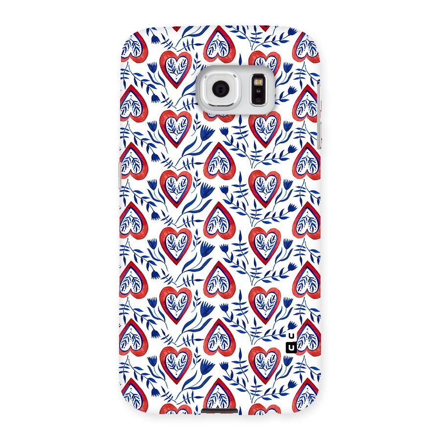 Wrapping Hearts Pattern Back Case for Samsung Galaxy S6