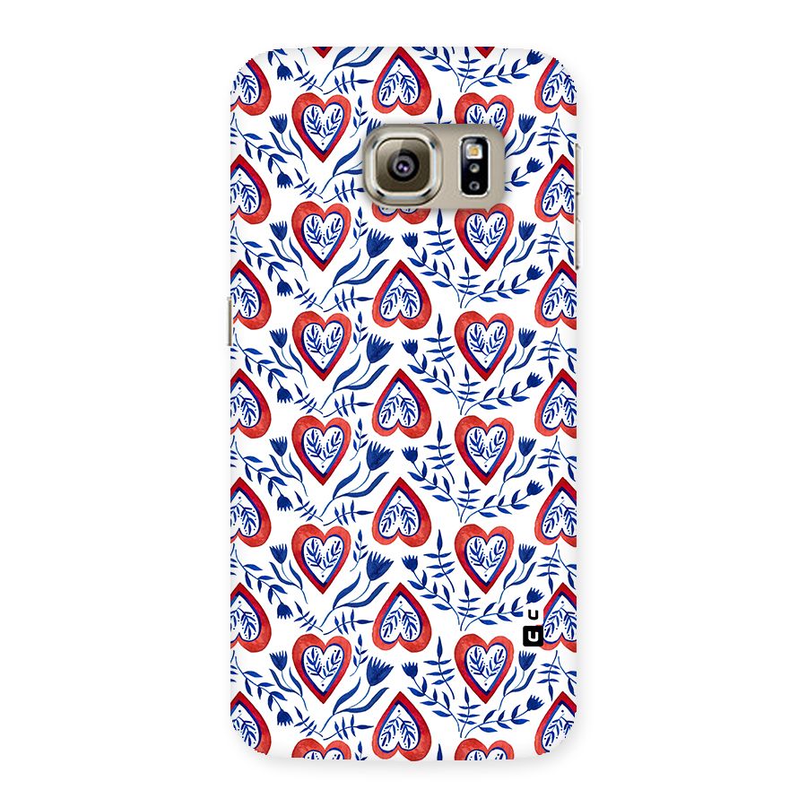 Wrapping Hearts Pattern Back Case for Samsung Galaxy S6 Edge