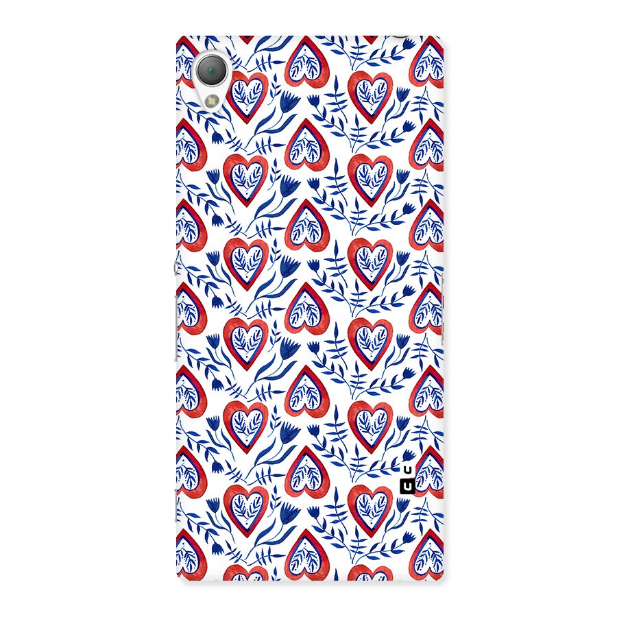 Wrapping Hearts Pattern Back Case for Sony Xperia Z3