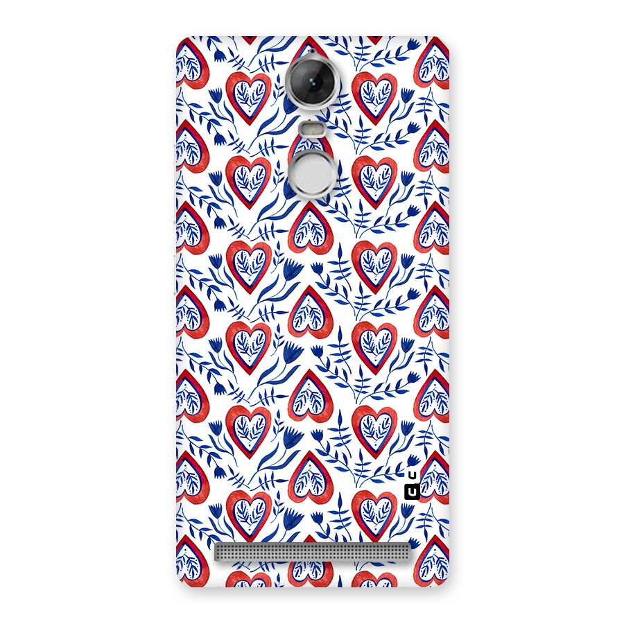 Wrapping Hearts Pattern Back Case for Vibe K5 Note