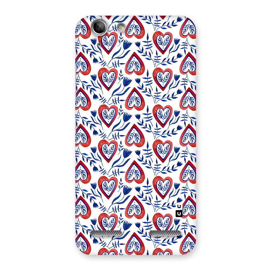 Wrapping Hearts Pattern Back Case for Vibe K5 Plus