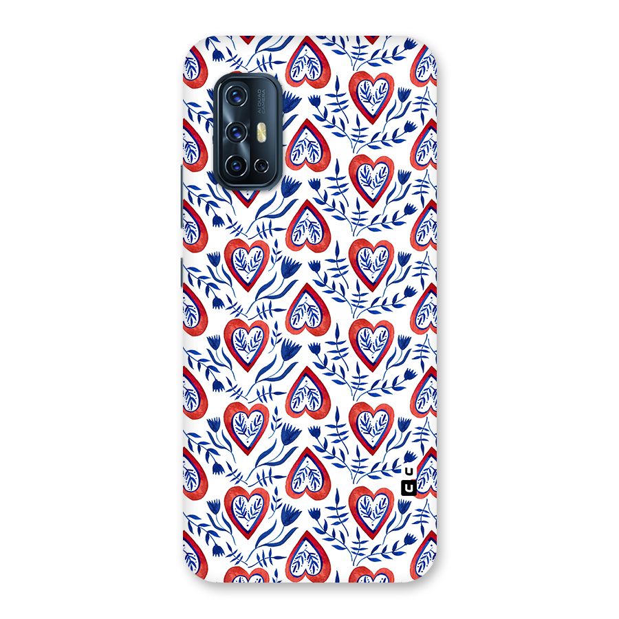 Wrapping Hearts Pattern Back Case for Vivo V17