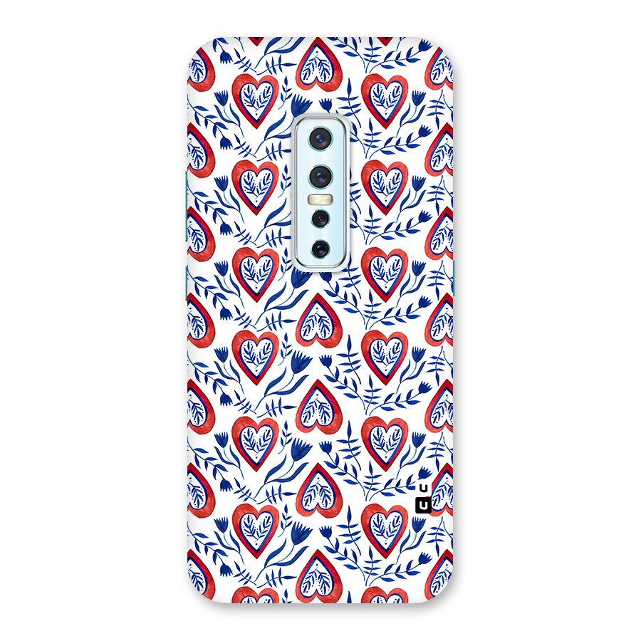 Wrapping Hearts Pattern Back Case for Vivo V17 Pro