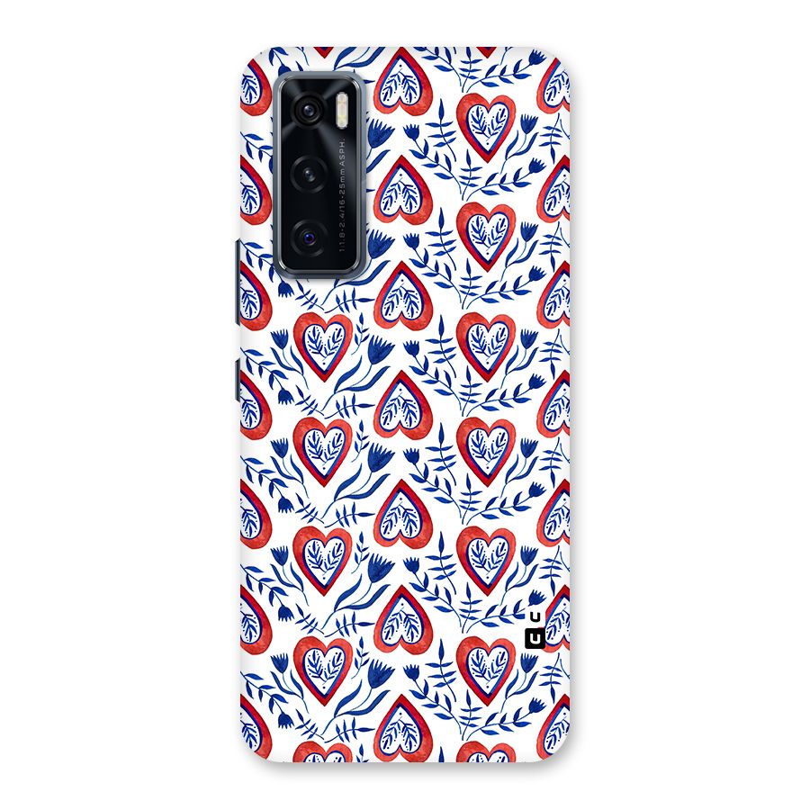 Wrapping Hearts Pattern Back Case for Vivo V20 SE