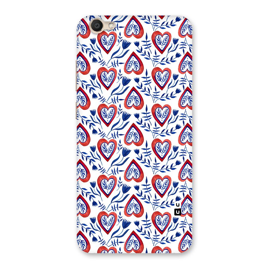 Wrapping Hearts Pattern Back Case for Vivo V5