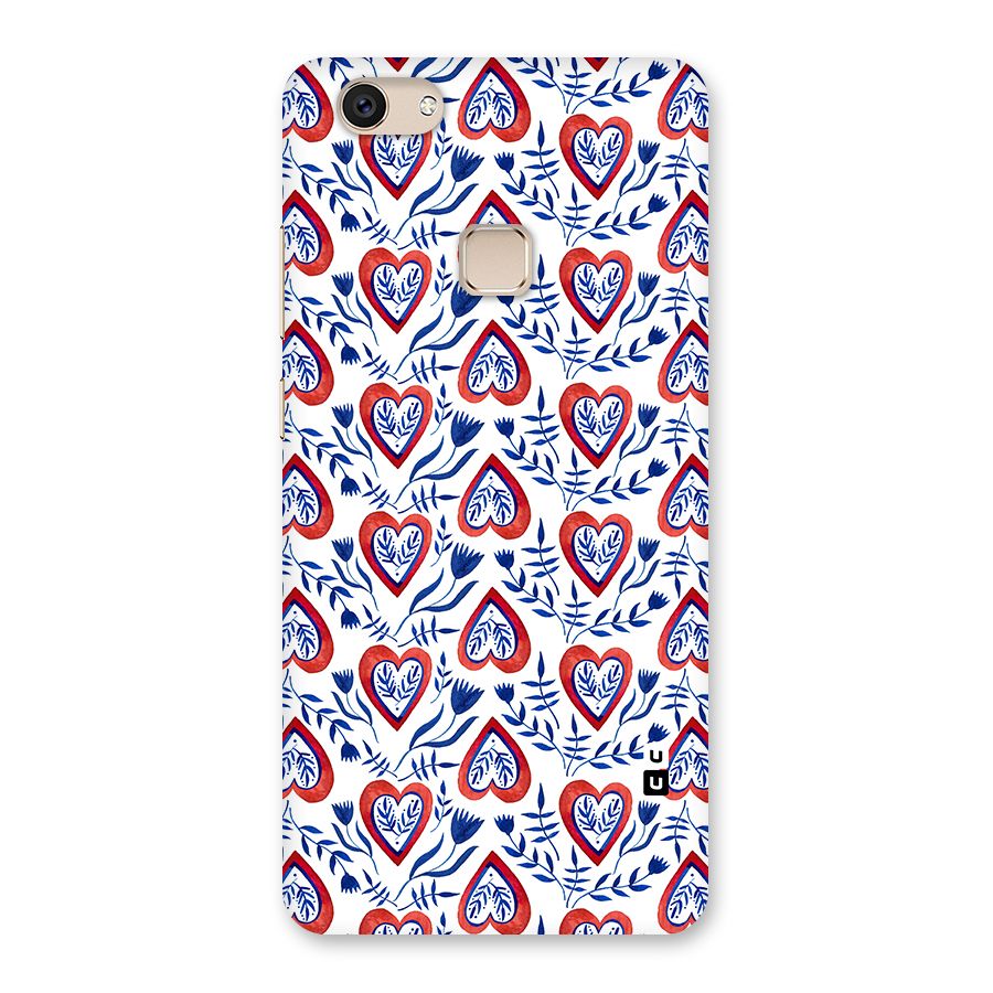 Wrapping Hearts Pattern Back Case for Vivo V7